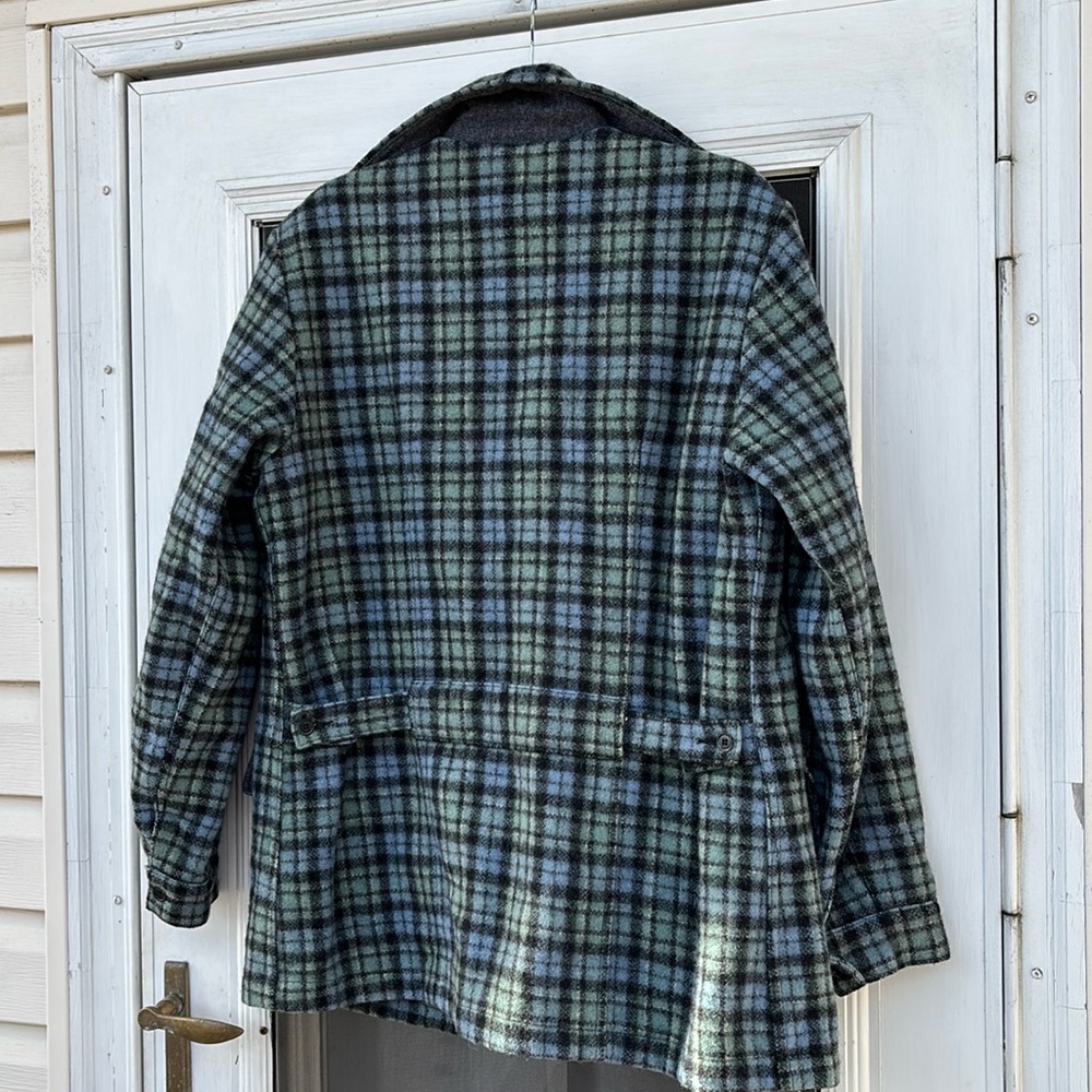 SWANDRI MEN’S BLUE BLACK CHECK MCCALLUMS SCOTS WHISKY WOOL JACKET-OS-RARE! - Picture 11 of 12
